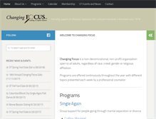 Tablet Screenshot of changingfocus.org
